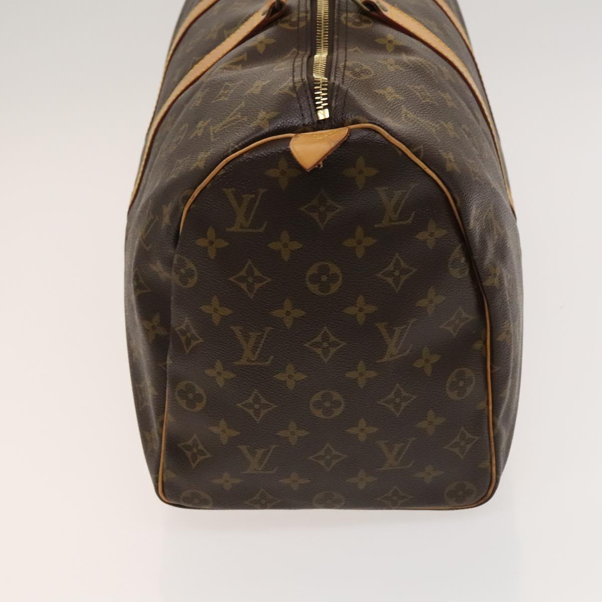 Louis Vuitton Keepall 45, Brown, Canvas, travel