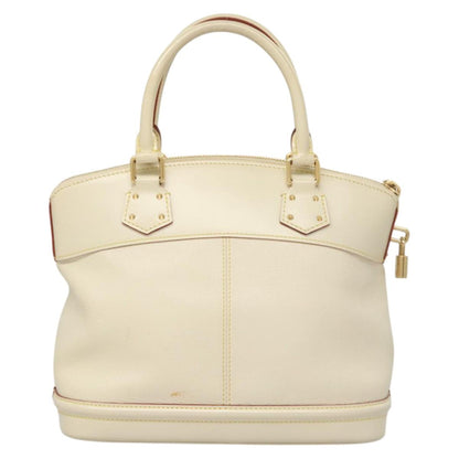 Louis Vuitton Lockit, White, Leather, handbag