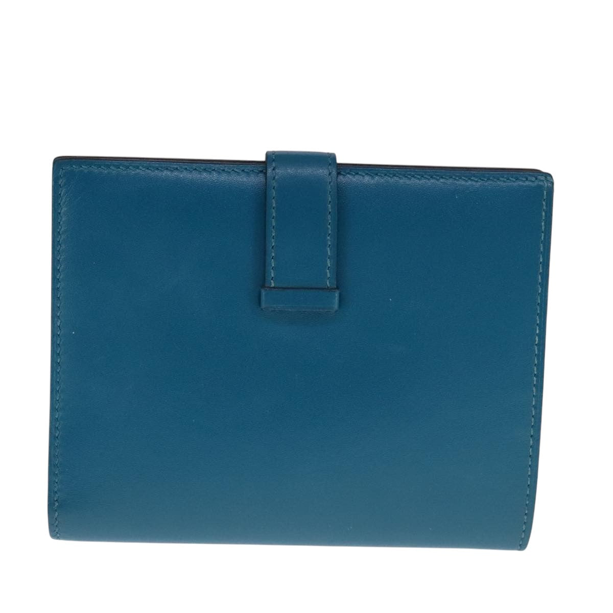 Hermès Béarn, Blue, Leather, wallet