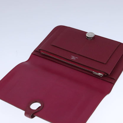 Hermès Dogon, Burgundy, Leather, wallet