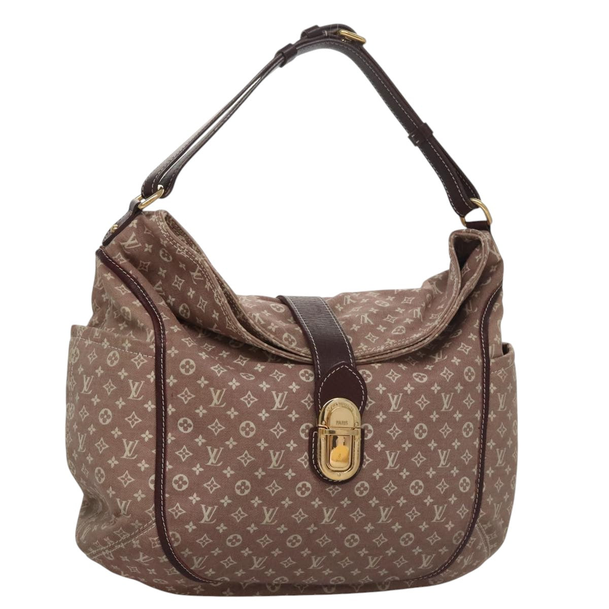 Louis Vuitton Romance, Brown, Canvas, shoulder