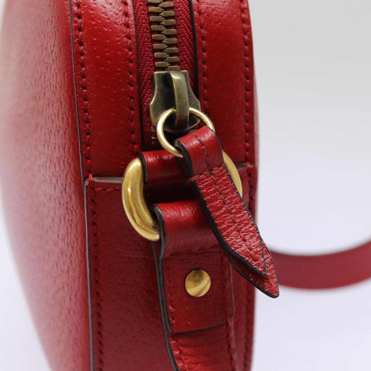 Gucci Animalier, Red, Leather, shoulder