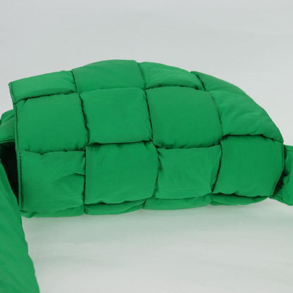 Bottega Veneta Cassette, Green, NYLON, shoulder