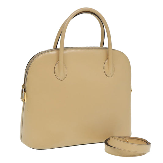 Céline Bolide, Beige, Leather, handbag