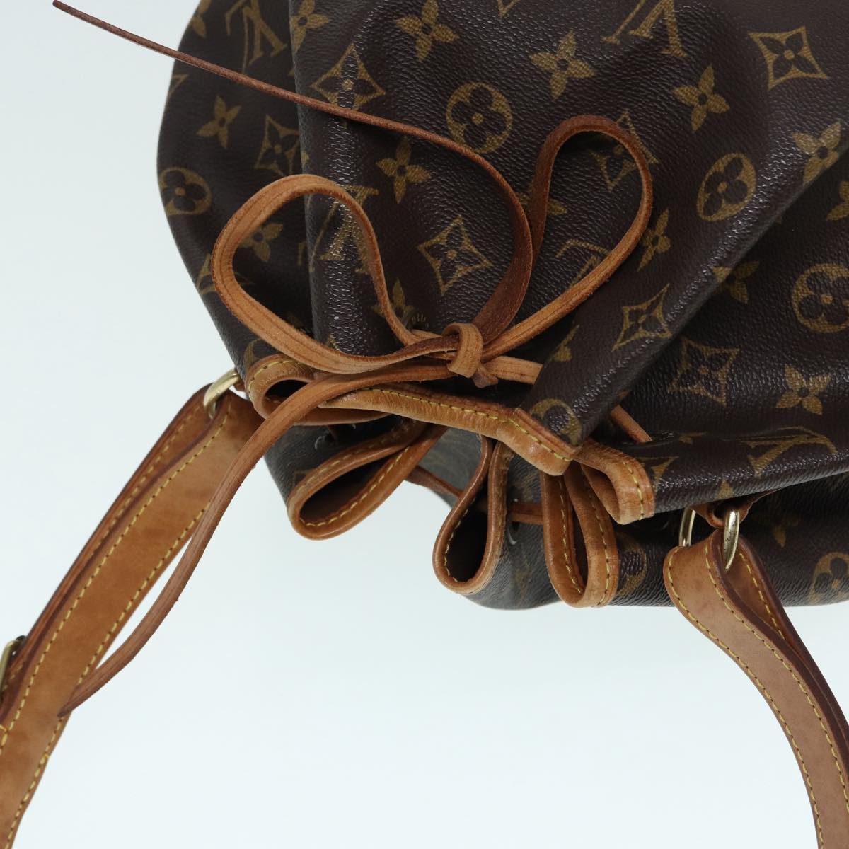 Louis Vuitton Noe, Brown, Canvas, shoulder