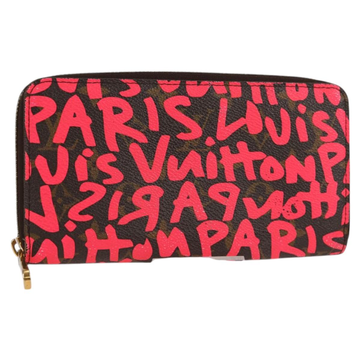Louis Vuitton Zippy wallet, Pink, Canvas, wallet