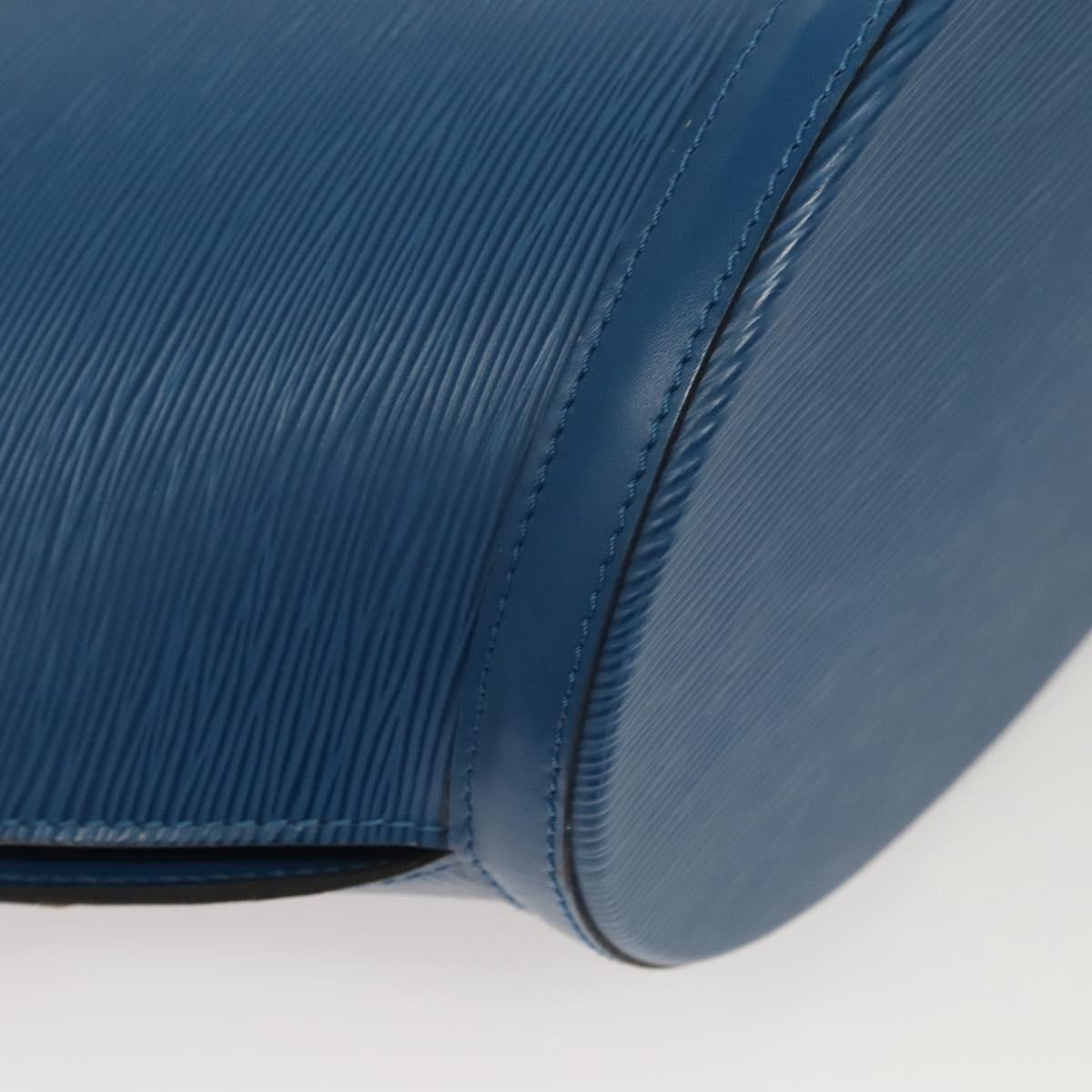 Louis Vuitton Saint Jacques Handbag Epi Leather, BLUE, LEATHER, Handbag