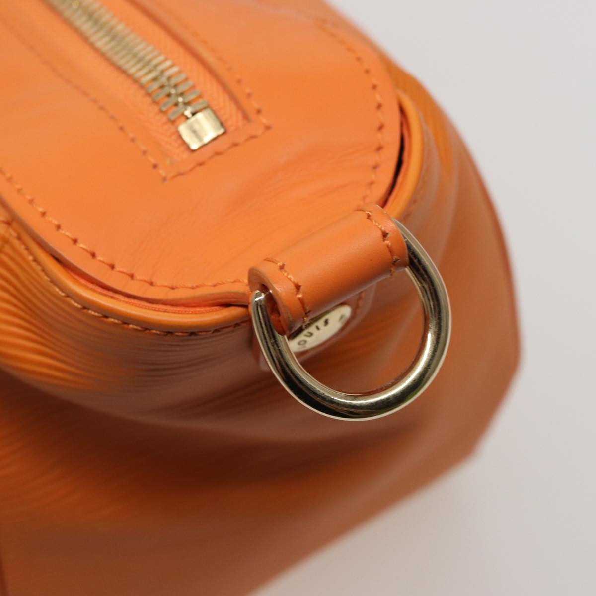 Louis Vuitton Danura, Orange, Leather, handbag