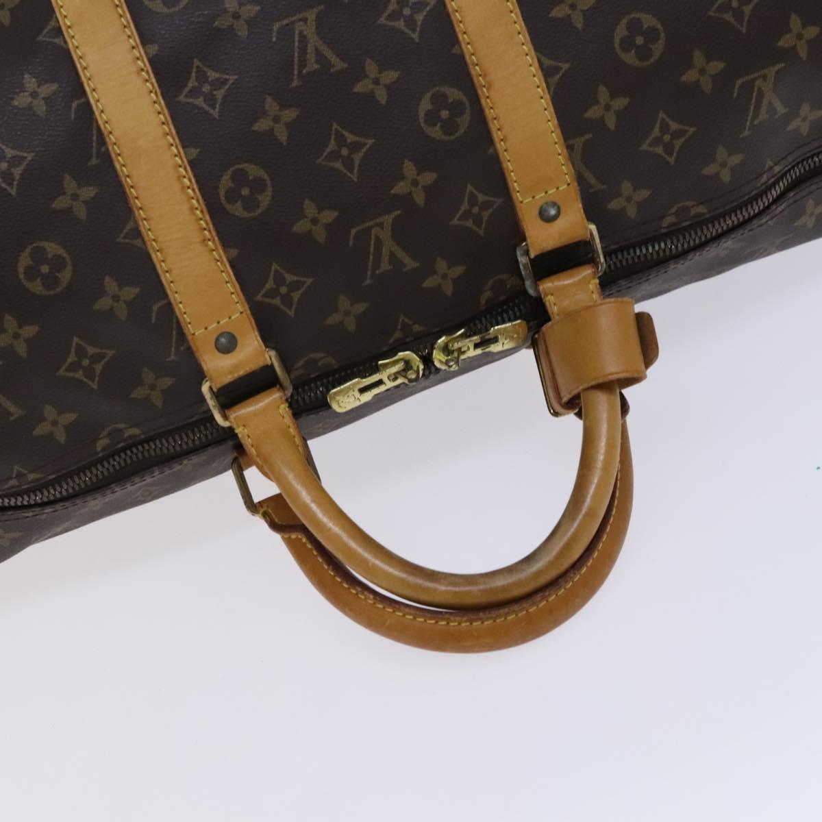 Louis Vuitton Keepall 50, Brown, Canvas, travel