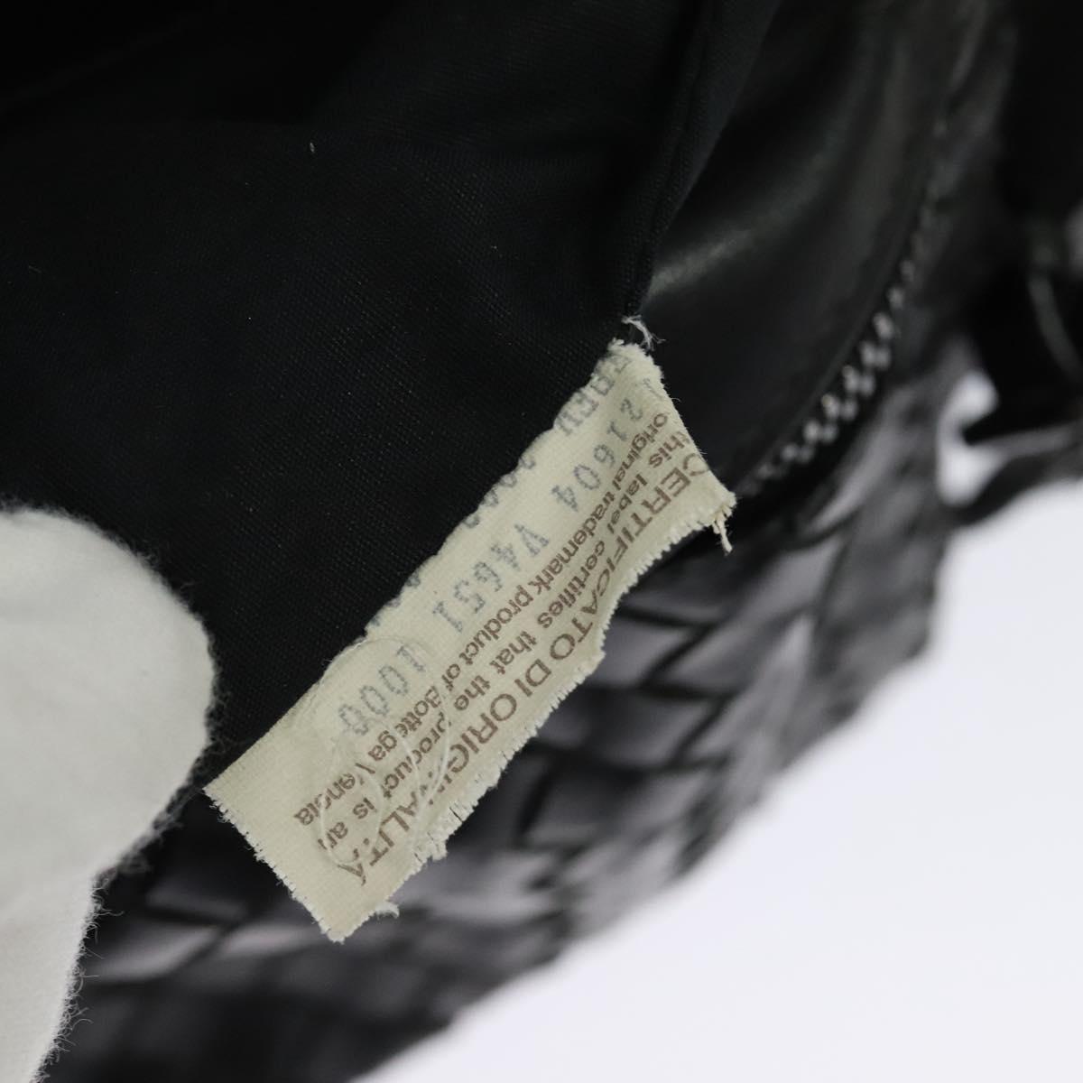 Bottega Veneta Intrecciato, Black, Leather, shoulder