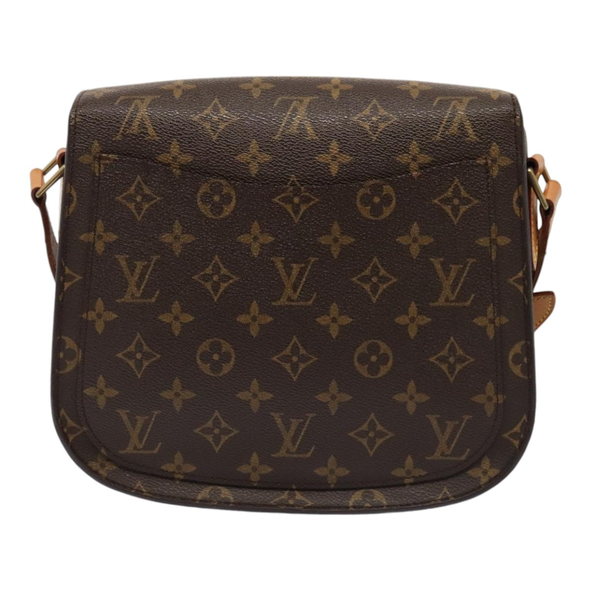 Louis Vuitton Saint Cloud, Brown, Canvas, shoulder