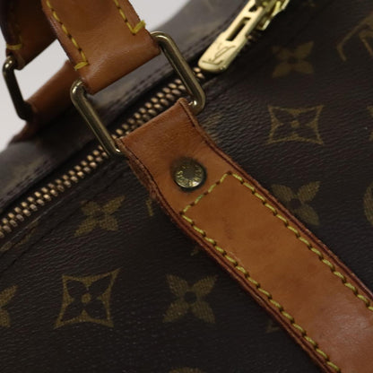 Louis Vuitton Keepall Bandoulière 60, Brown, Canvas, travel