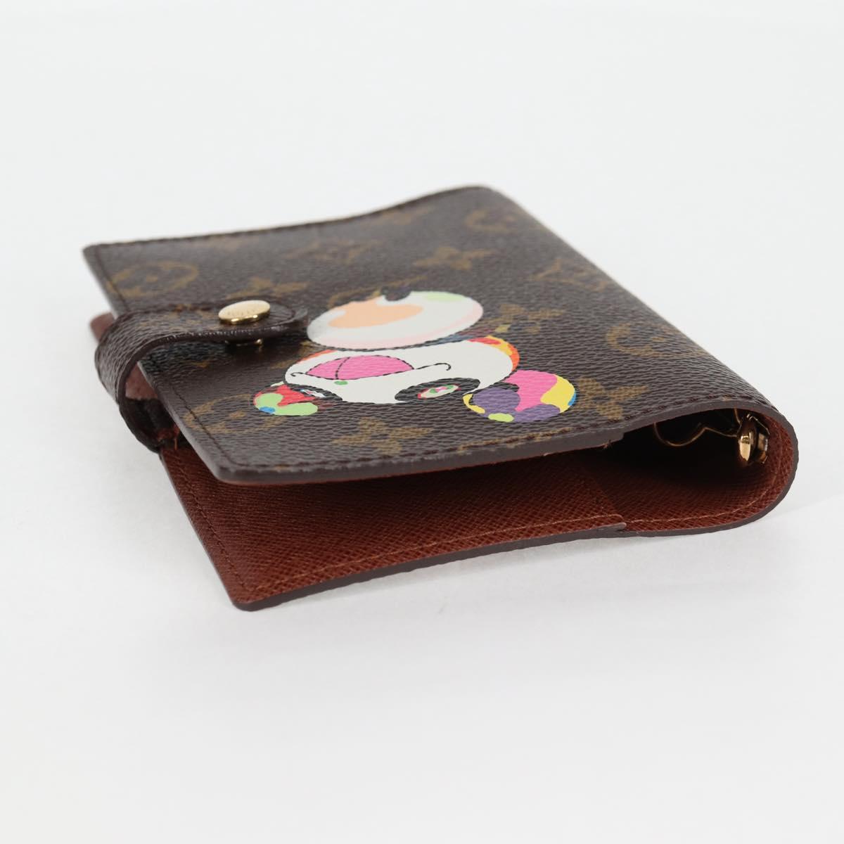 Louis Vuitton Agenda PM, Brown, Canvas, wallet