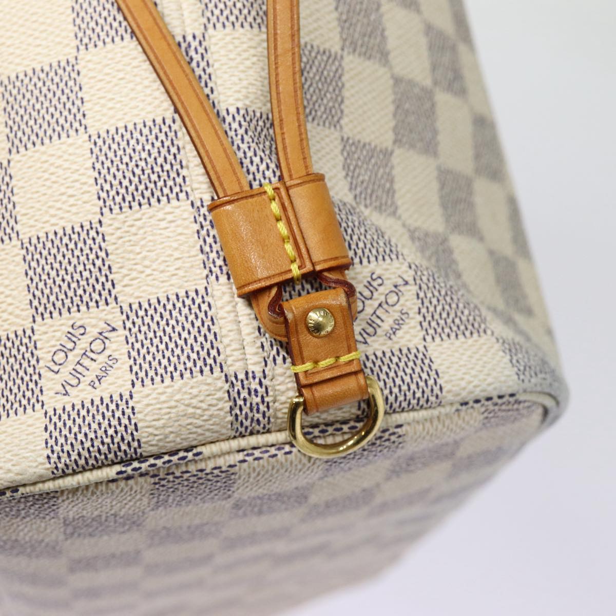 Louis Vuitton Neverfull PM, Beige, Canvas, tote