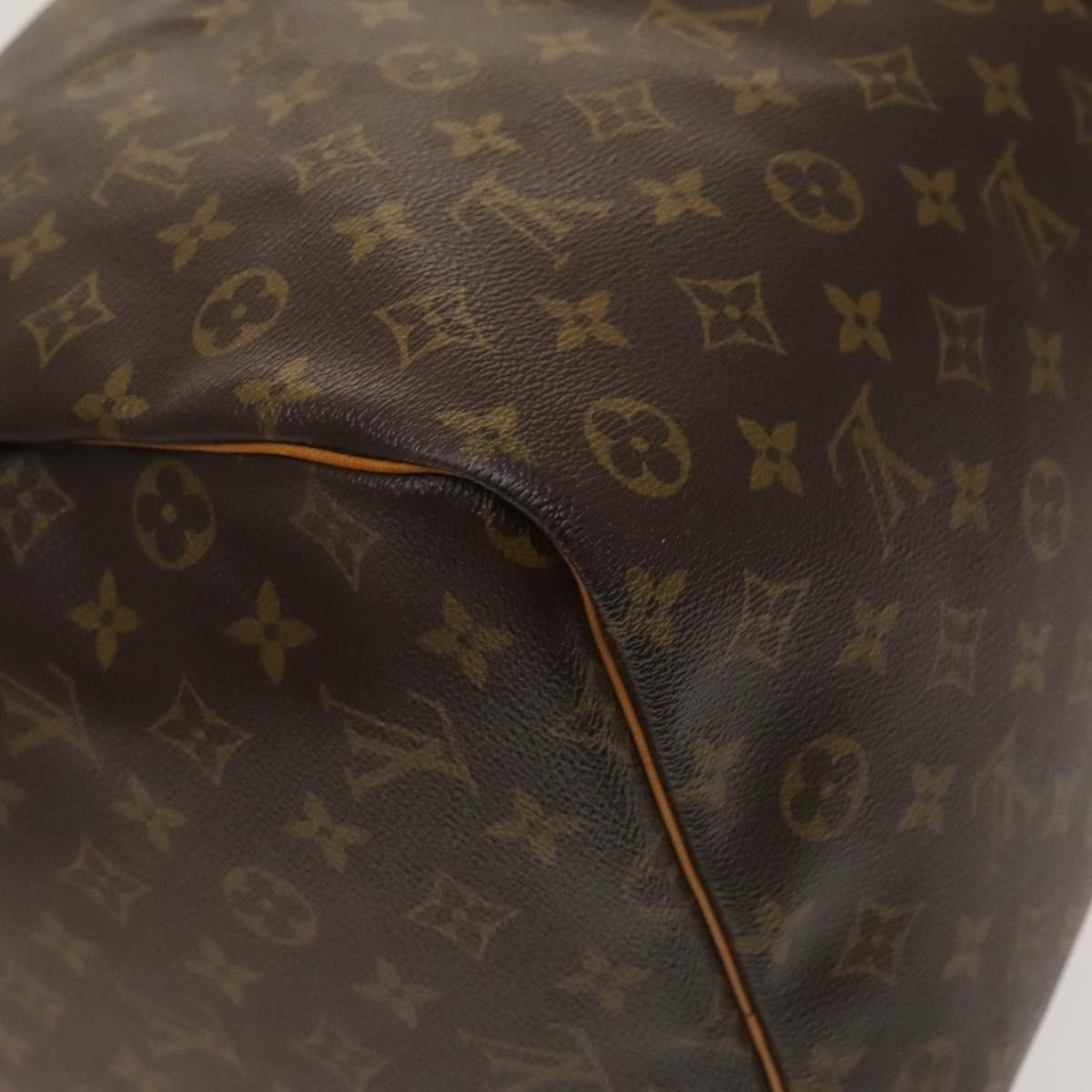 Louis Vuitton Keepall 60, Brown, Canvas, travel