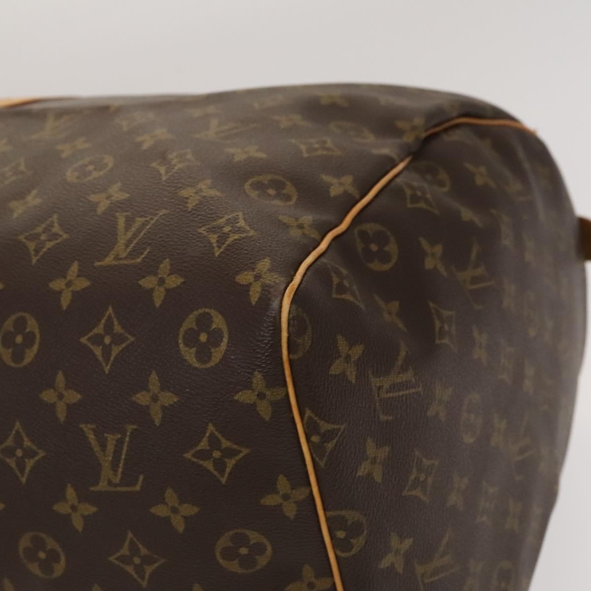 Louis Vuitton Keepall 60, Brown, Canvas, travel