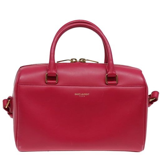 Yves Saint Laurent, Red, Leather, handbag