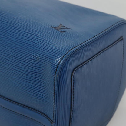 Louis Vuitton Speedy 40, Navy, Leather, handbag