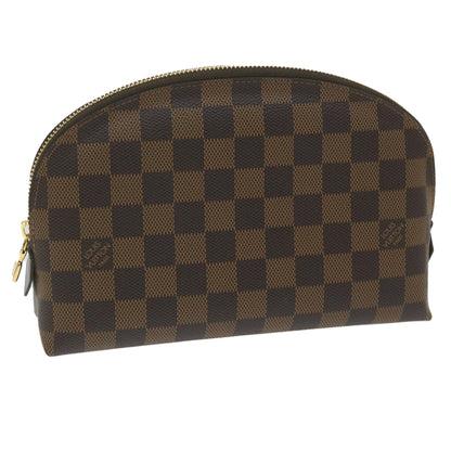 Louis Vuitton Cosmetic pouch, Brown, Canvas, clutch