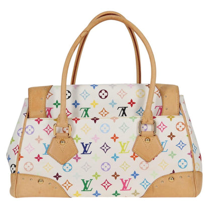 Louis Vuitton Beverly, White, Canvas, handbag