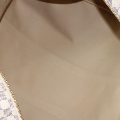 Louis Vuitton Keepall Bandoulière 55, White, Canvas, travel