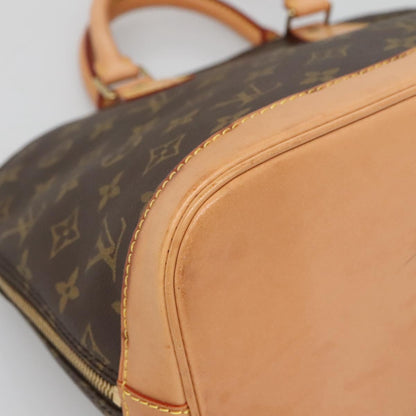 Louis Vuitton Alma, Brown, Canvas, handbag