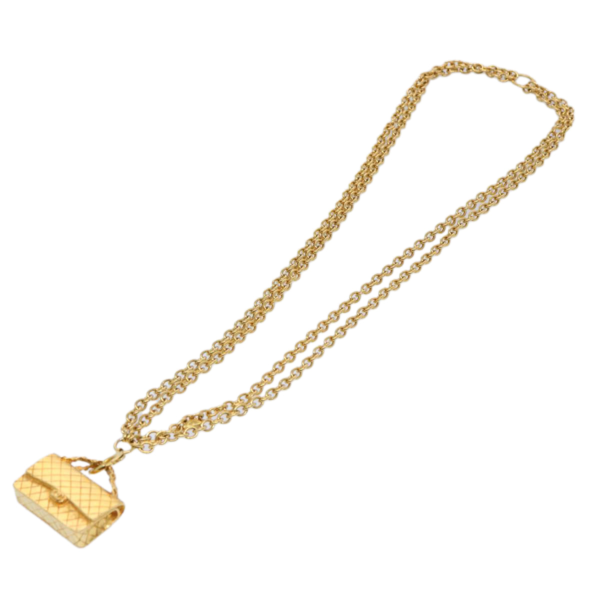 Chanel Matelassé, Gold, Metal, necklace