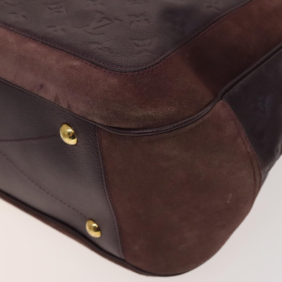Louis Vuitton Audacieuse, Brown, Canvas, shoulder