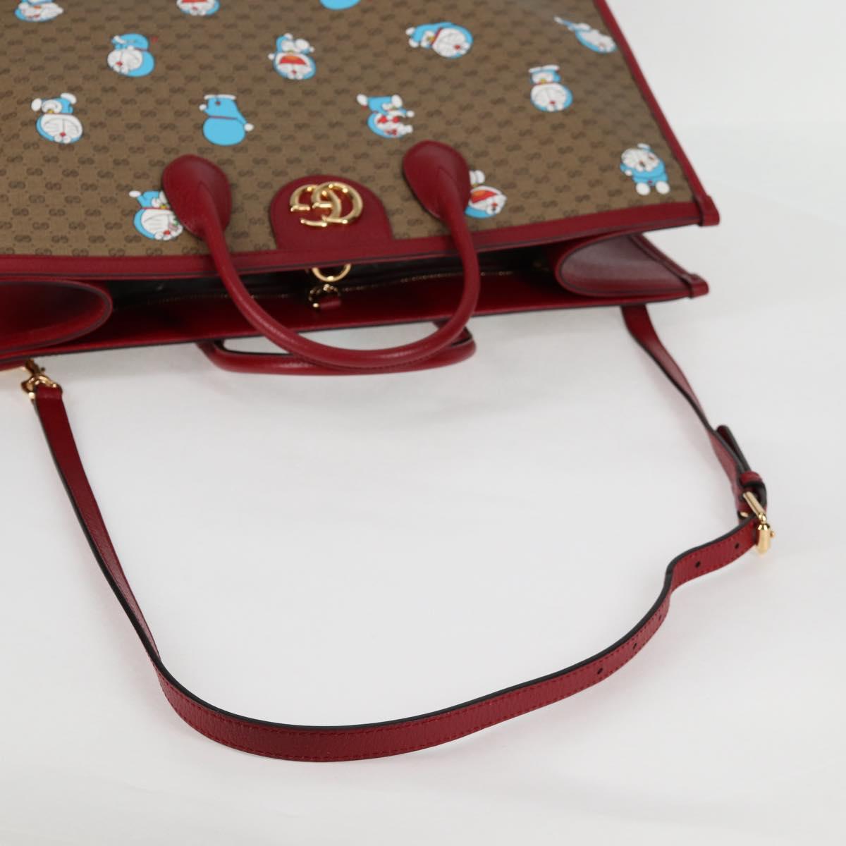 Gucci Doraemon, Beige, Canvas, tote