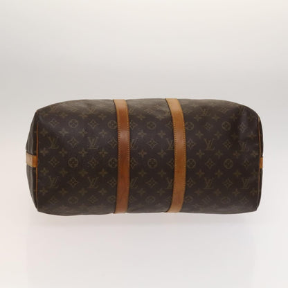 Louis Vuitton Keepall Bandouliere 45, Brown, Canvas, travel