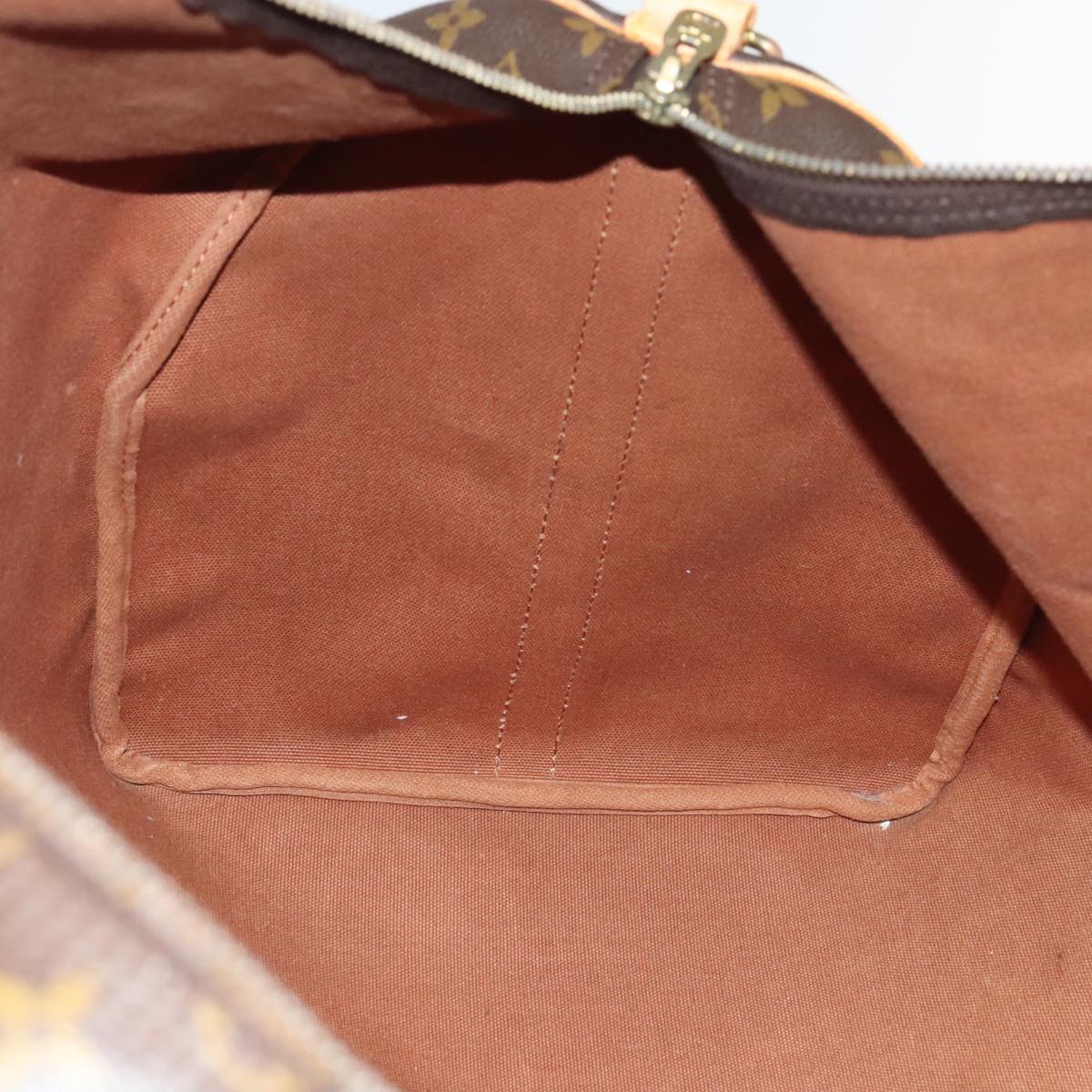 Louis Vuitton Keepall Bandoulière 60, Brown, Canvas, travel