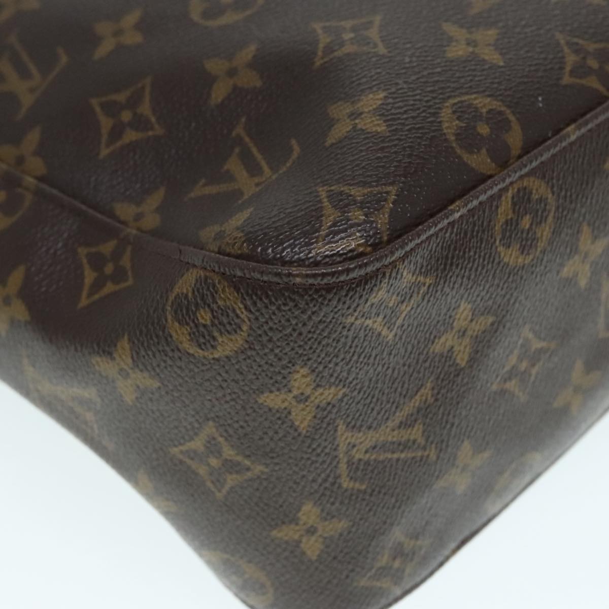 Louis Vuitton Looping GM, Brown, Canvas, shoulder