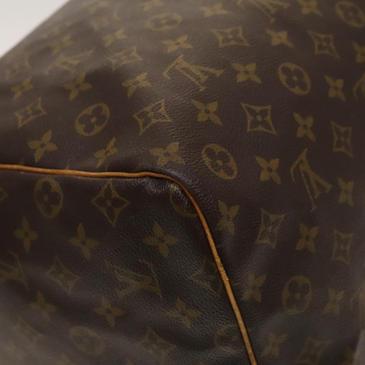 Louis Vuitton Keepall 60, Brown, Canvas, travel