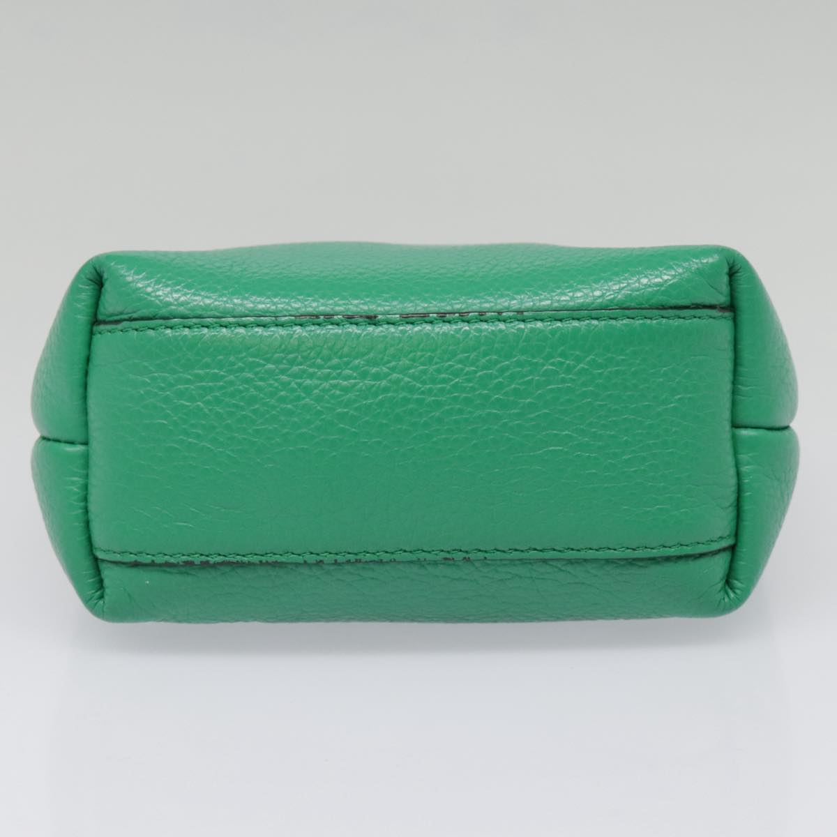 Salvatore Ferragamo Gancini, Green, Leather, handbag