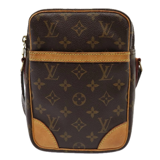 Louis Vuitton Danube, Brown, Canvas, shoulder