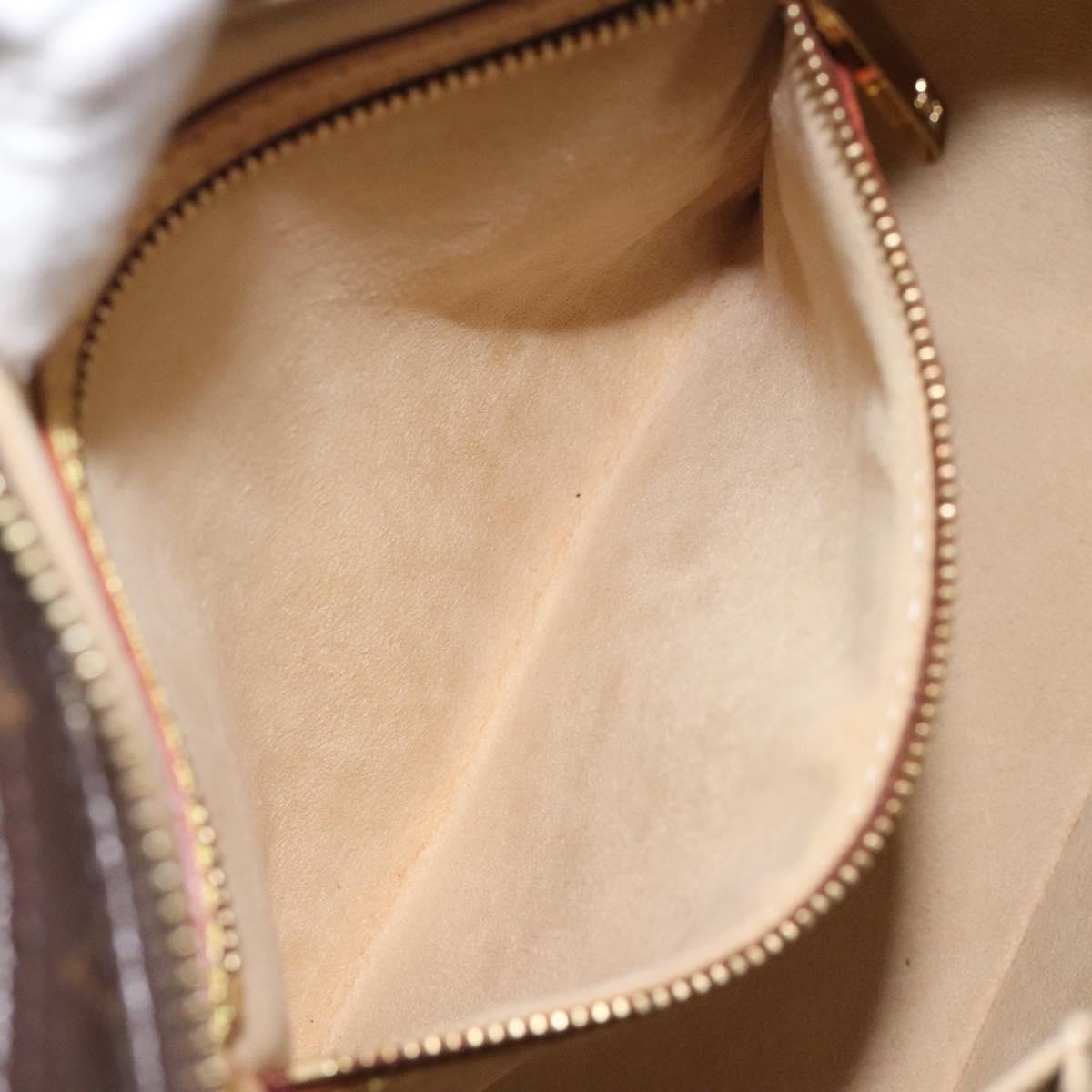 Louis Vuitton Looping MM, Brown, Canvas, shoulder