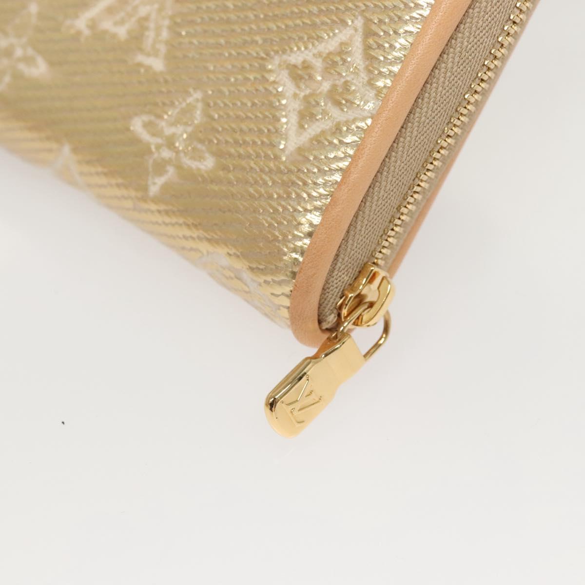 Louis Vuitton Zippy coin purse, Gold, Canvas, wallet