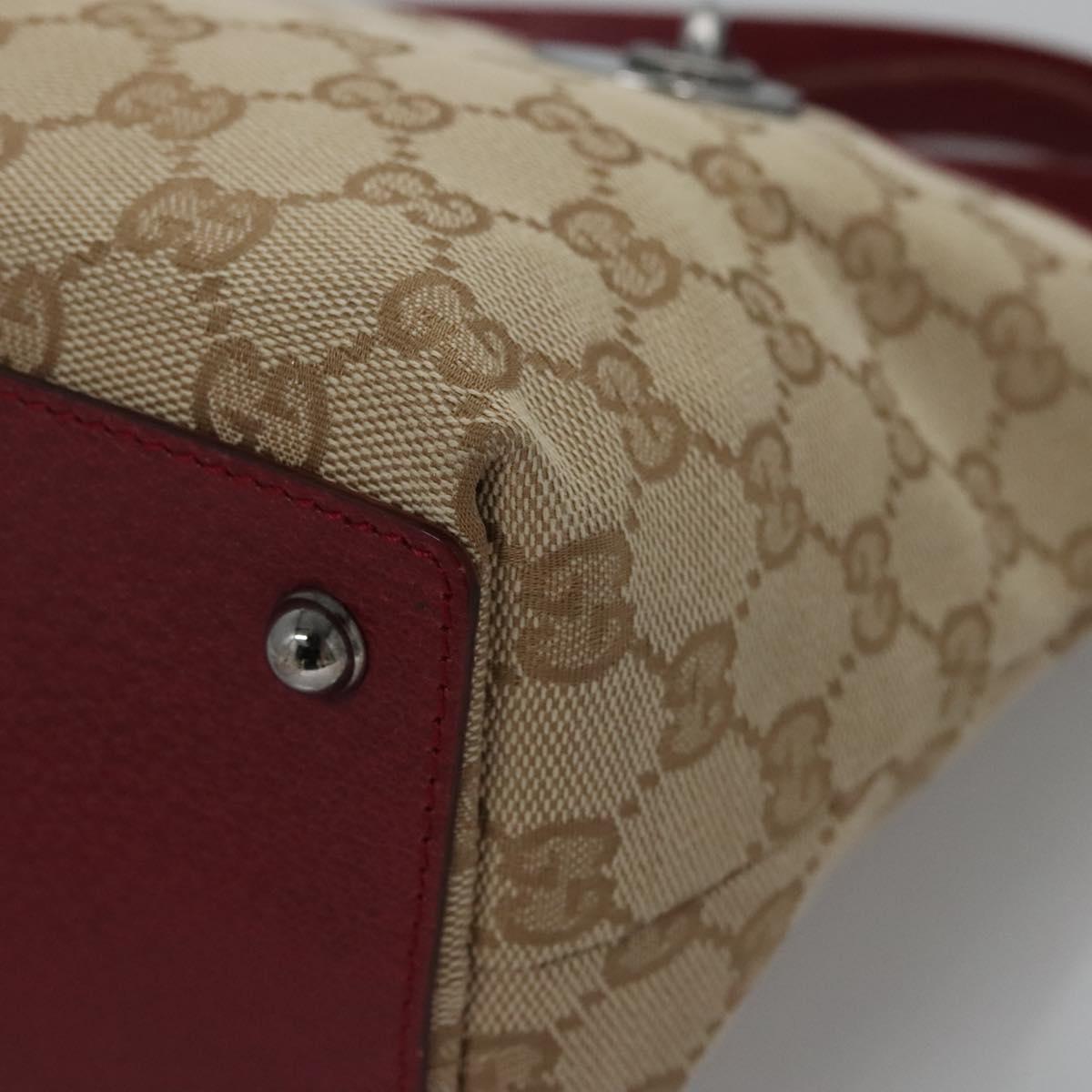 Gucci GG canvas, Beige, Canvas, handbag
