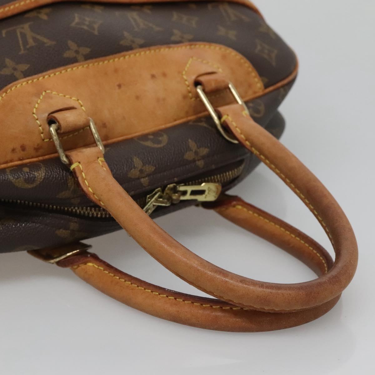 Louis Vuitton Deauville Handbag Monogram Canvas, BROWN, CANVAS, Handbag