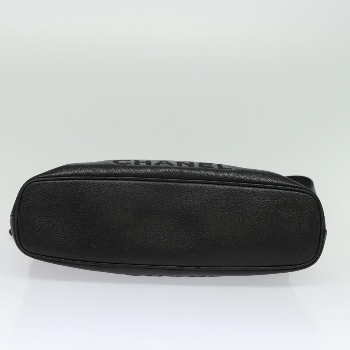 Chanel Cc, Black, Leather, shoulder