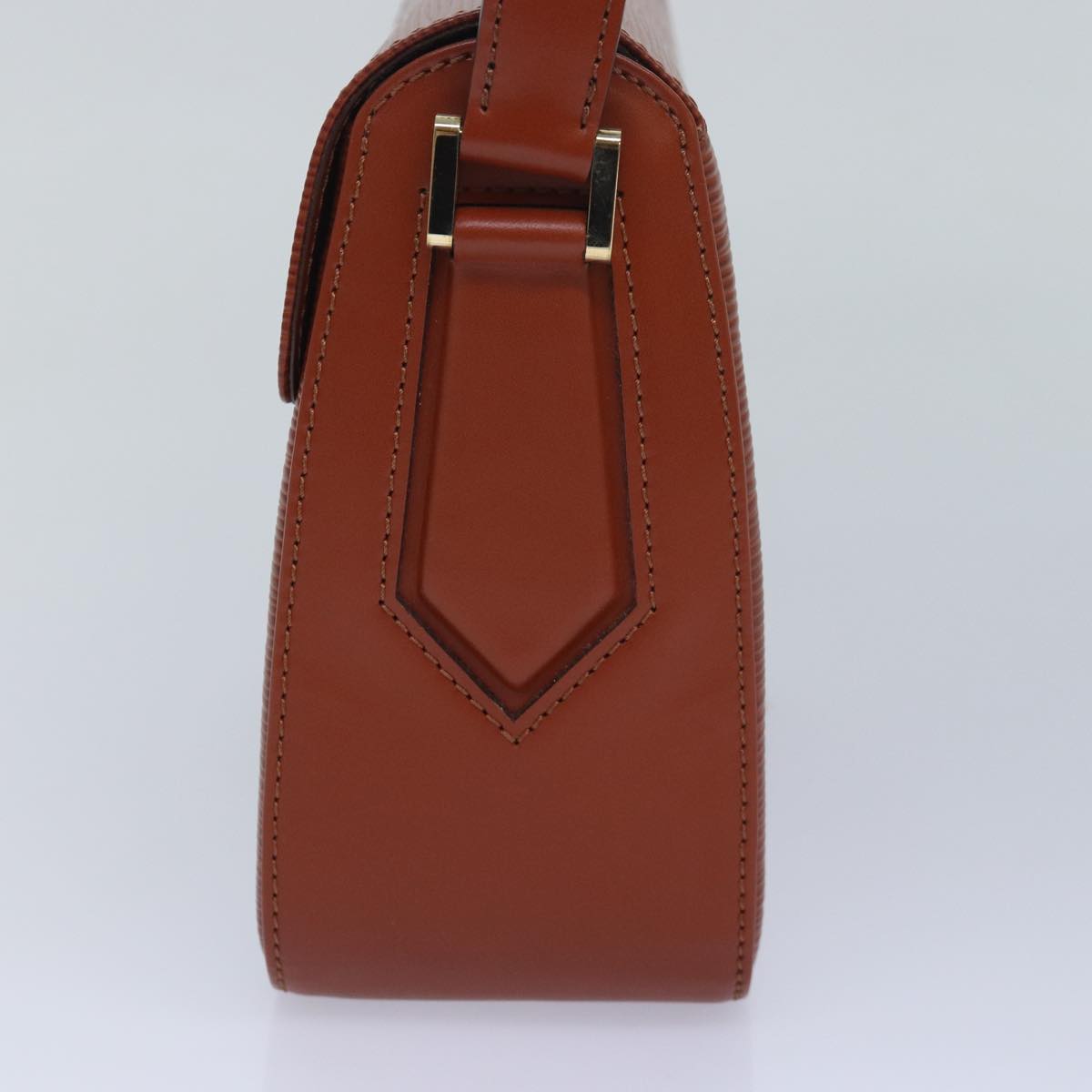 Louis Vuitton buci, Brown, Leather, shoulder