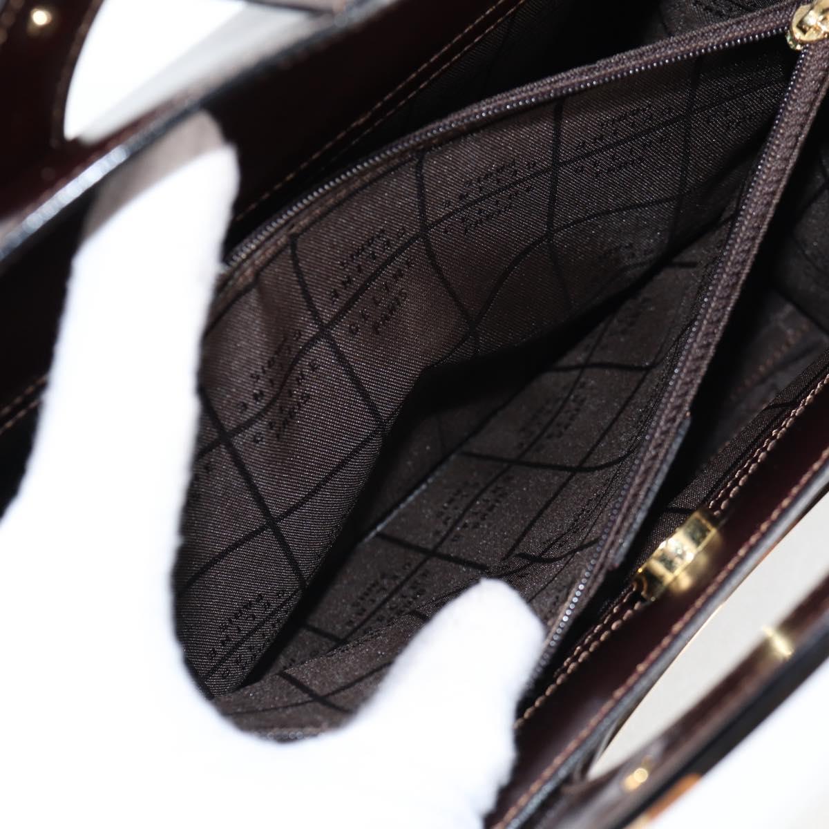 Céline Logo du cercle, Brown, Leather, handbag