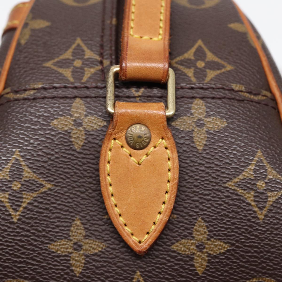 Louis Vuitton Besace, Brown, Canvas, shoulder