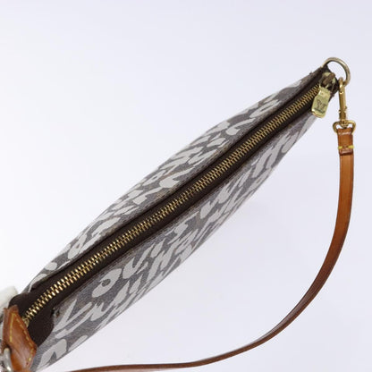 Louis Vuitton Pochette Accessoire, Brown, Canvas, clutch
