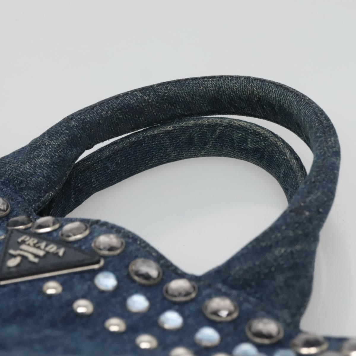 Prada Canapa, Blue, Denim - Jeans, tote
