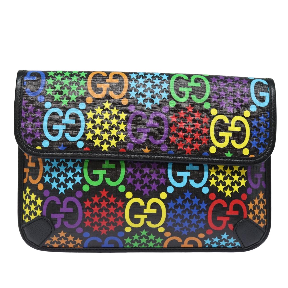 Gucci Psychedelic, Multicolour, Canvas, shoulder