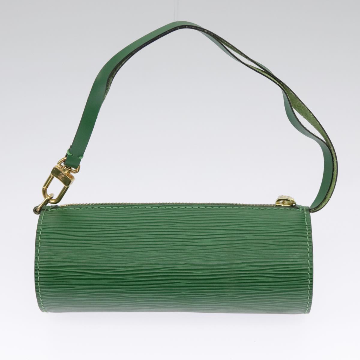 Louis Vuitton Soufflot, Green, Leather, handbag