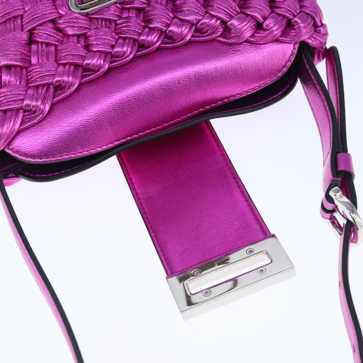 Salvatore Ferragamo Gancini, Purple, Leather, shoulder