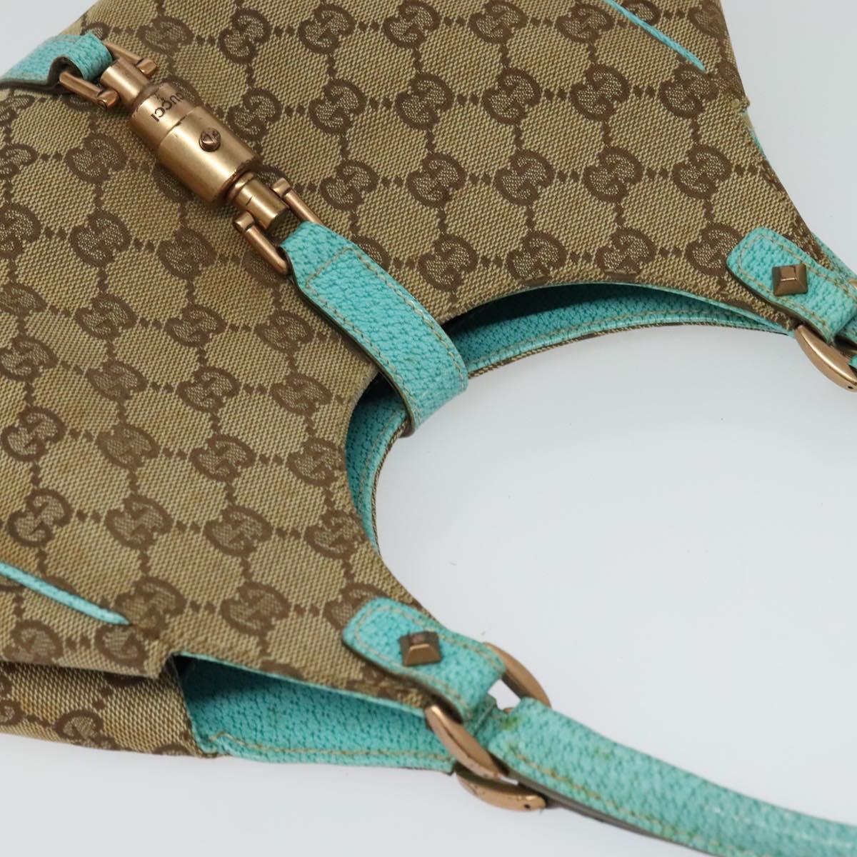 Gucci Jackie, Beige, Canvas, shoulder