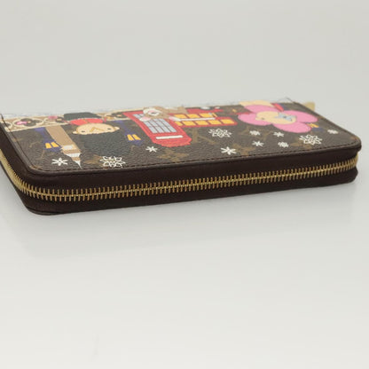 Louis Vuitton Portefeuille zippy, Brown, Canvas, wallet